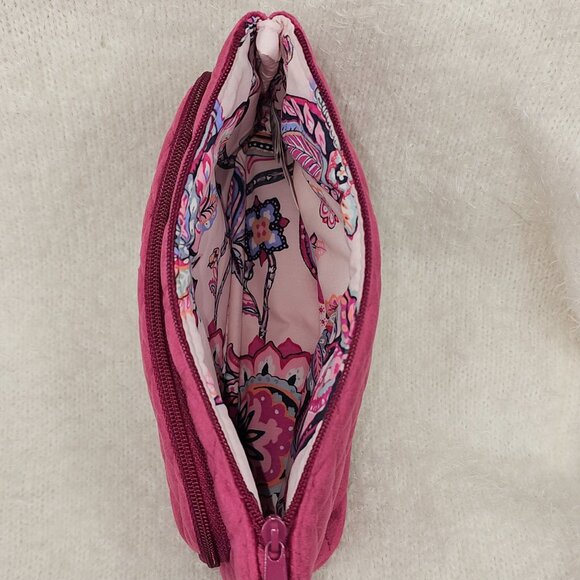 Vera Bradley Quilted Majestic Magenta Clutch Compact Organizer - Picture 6 of 6